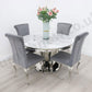 1.3m Round Sorrento & 4 Malaga Chairs