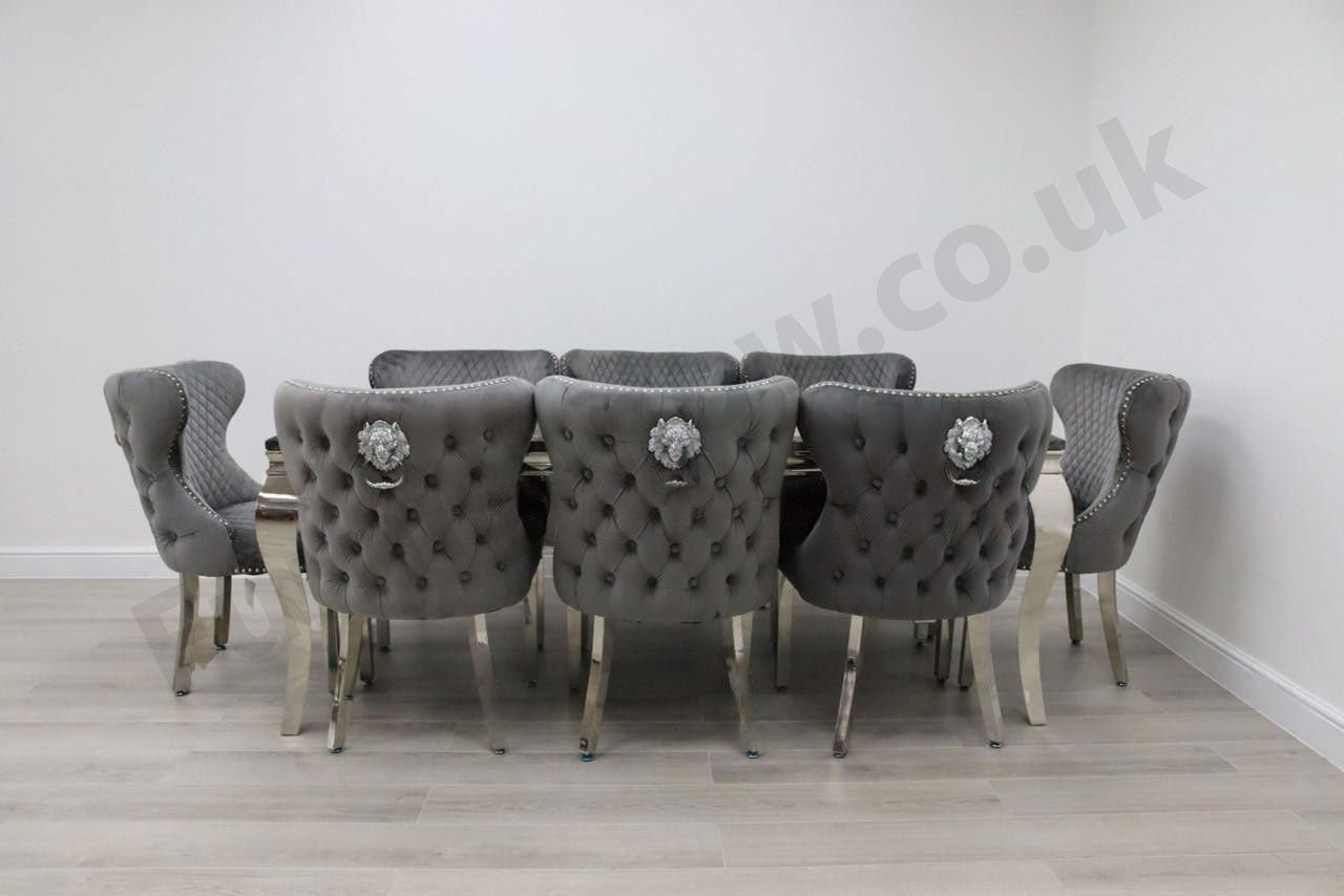 2m Rome & 8 Valencia Chairs