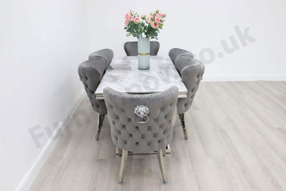 Venice Table and 6 Valencia Chairs