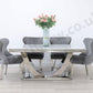 Naples Table & 4 Valencia Chairs