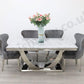 Naples Table & 4 Valencia Chairs