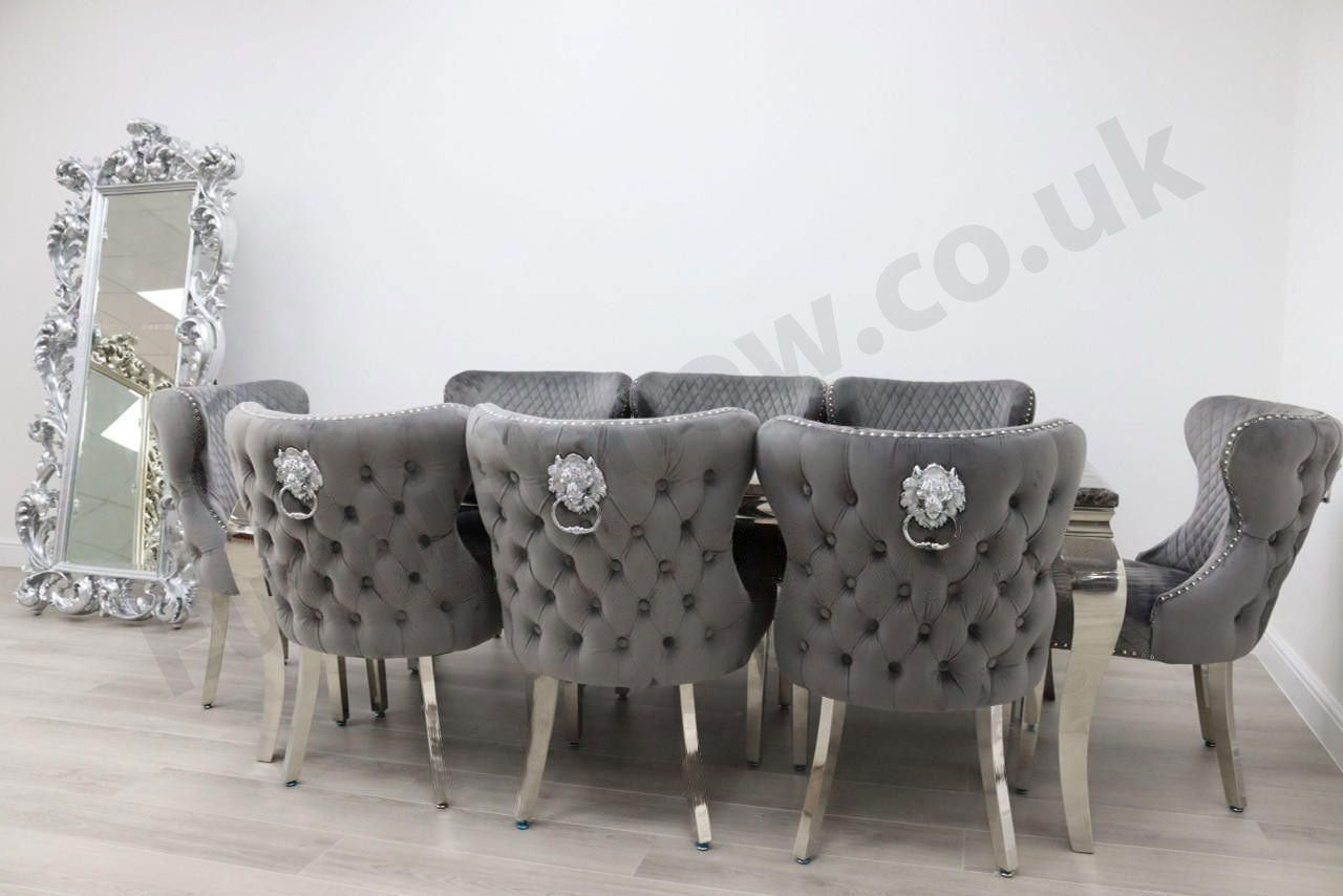 2m Rome & 8 Valencia Chairs