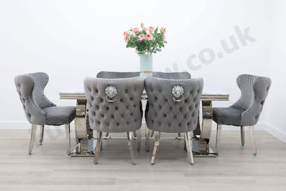 Venice Table and 6 Valencia Chairs