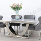 Naples Table & 4 Valencia Chairs