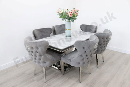 Naples Table & 6 Valencia Chairs