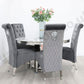 1.3m Round Sorrento & 5 Leon Chairs