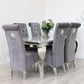 1.5m Rome & 6 Leon Chairs