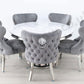 1.3m Round Sorrento & 5 Valencia Chairs