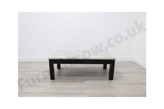 Lyon Light Grey Marble Effect Coffee Table