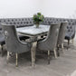 1.5m Rome Table with 3 Madrid Chairs & Imperial Corner Bench