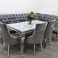 1.5m Rome Table with 3 Madrid Chairs & Imperial Corner Bench