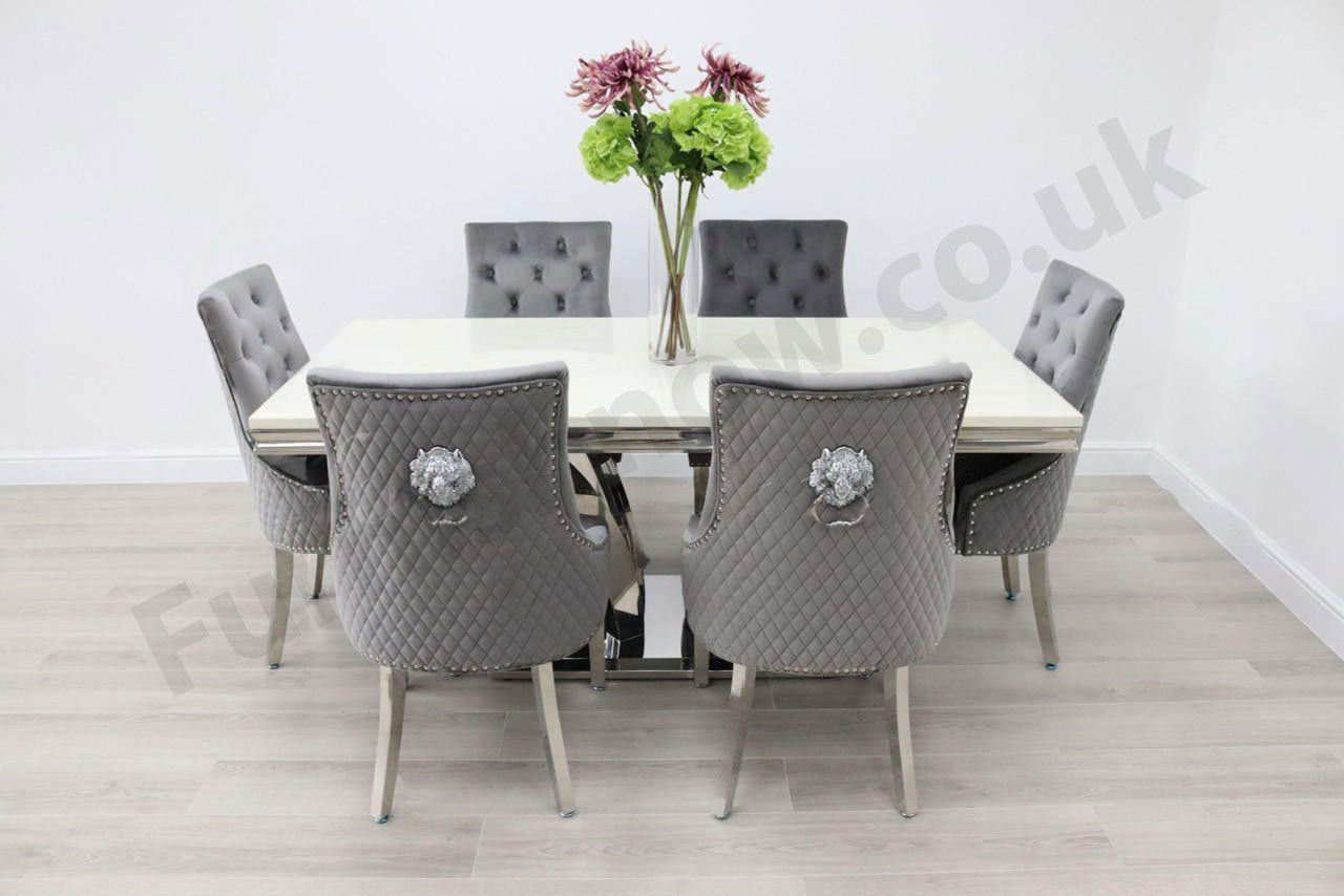 Sicily Table & 6 Madrid Chairs