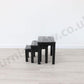 Lyon Black Marble Effect Nest of Tables