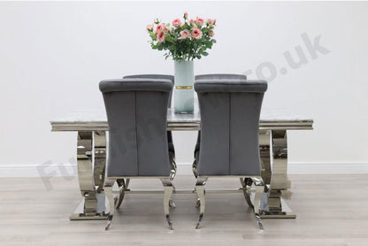 Venice Table & 4 Malaga Chairs