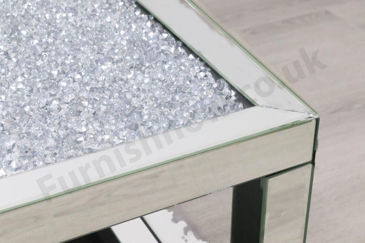 Maisse 2-Tier Crushed Diamond Coffee Table