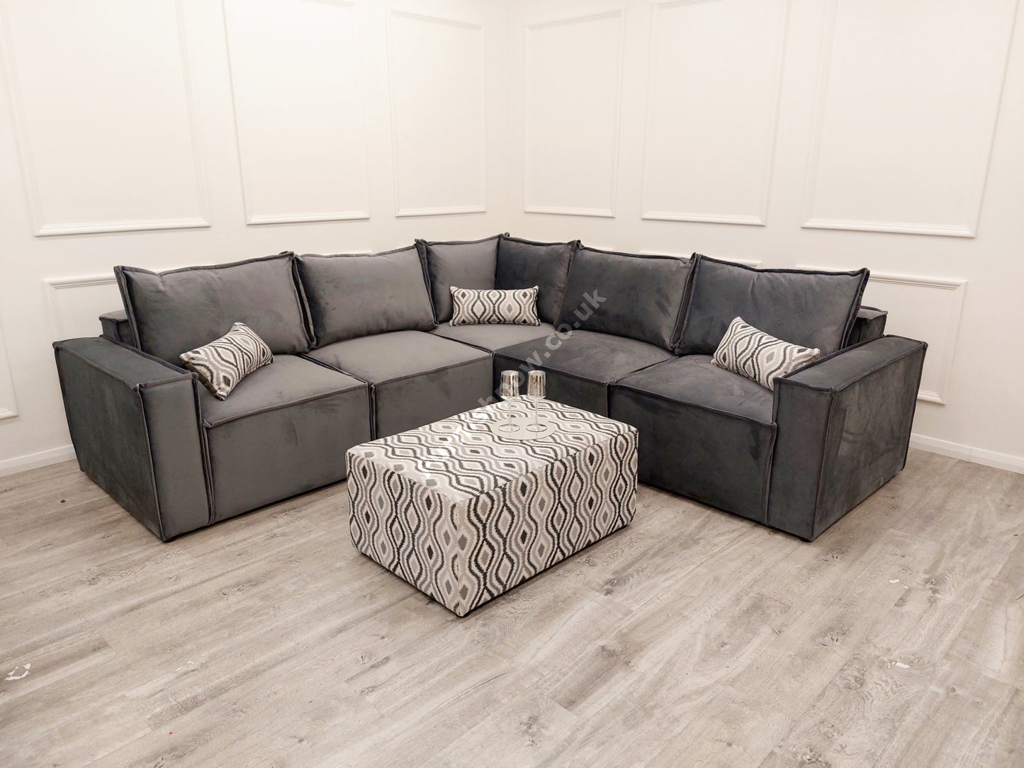 Claridge 5 Piece Corner Modular Sofa