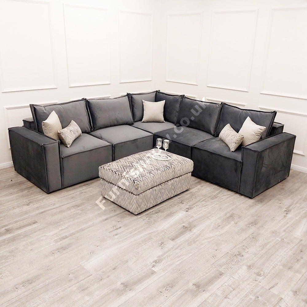 Claridge 5 Piece Corner Modular Sofa