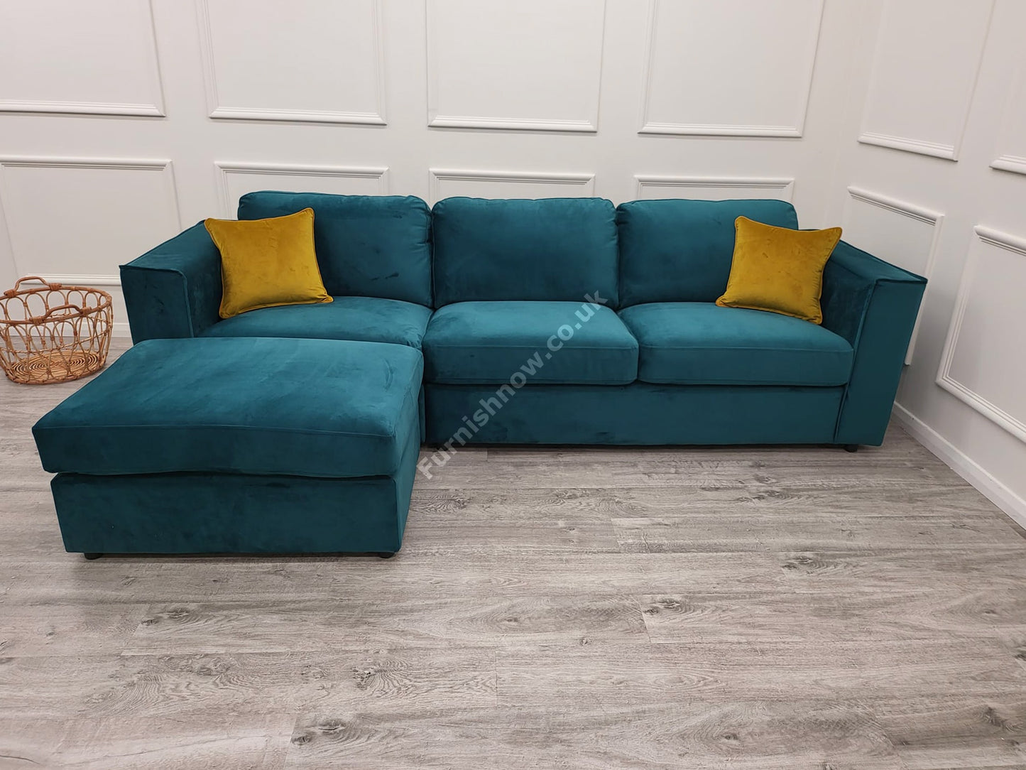 Hudson 4 Piece Corner Modular Sofa